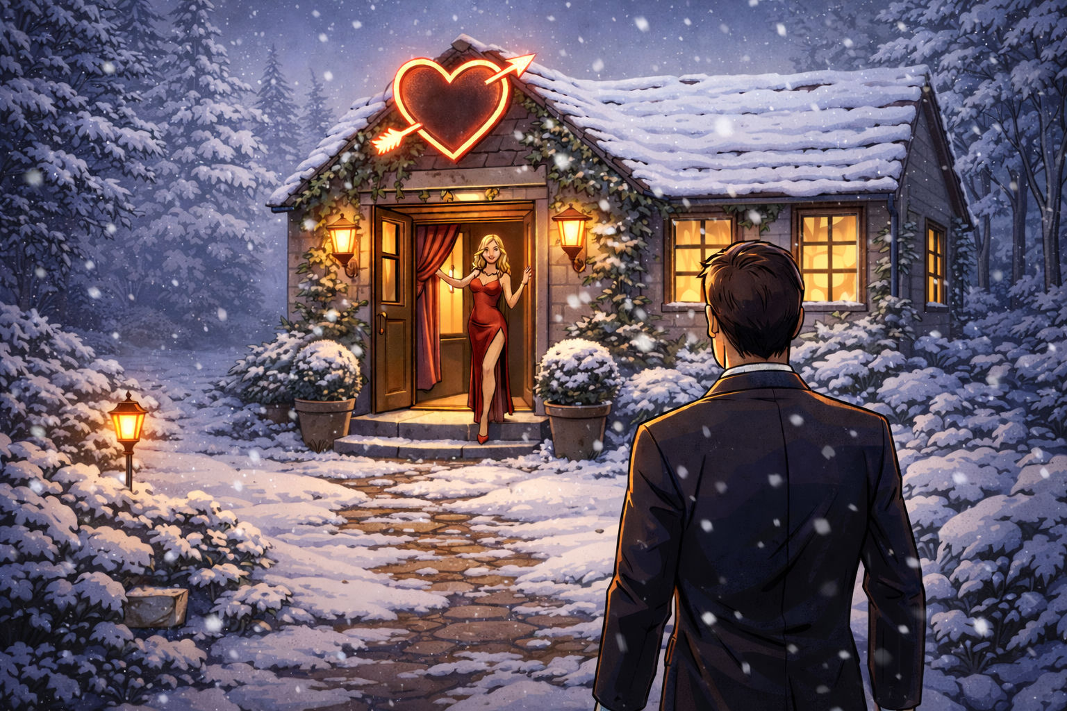 FreudenHaus - Das Browsergame – Titelbild (Winter)